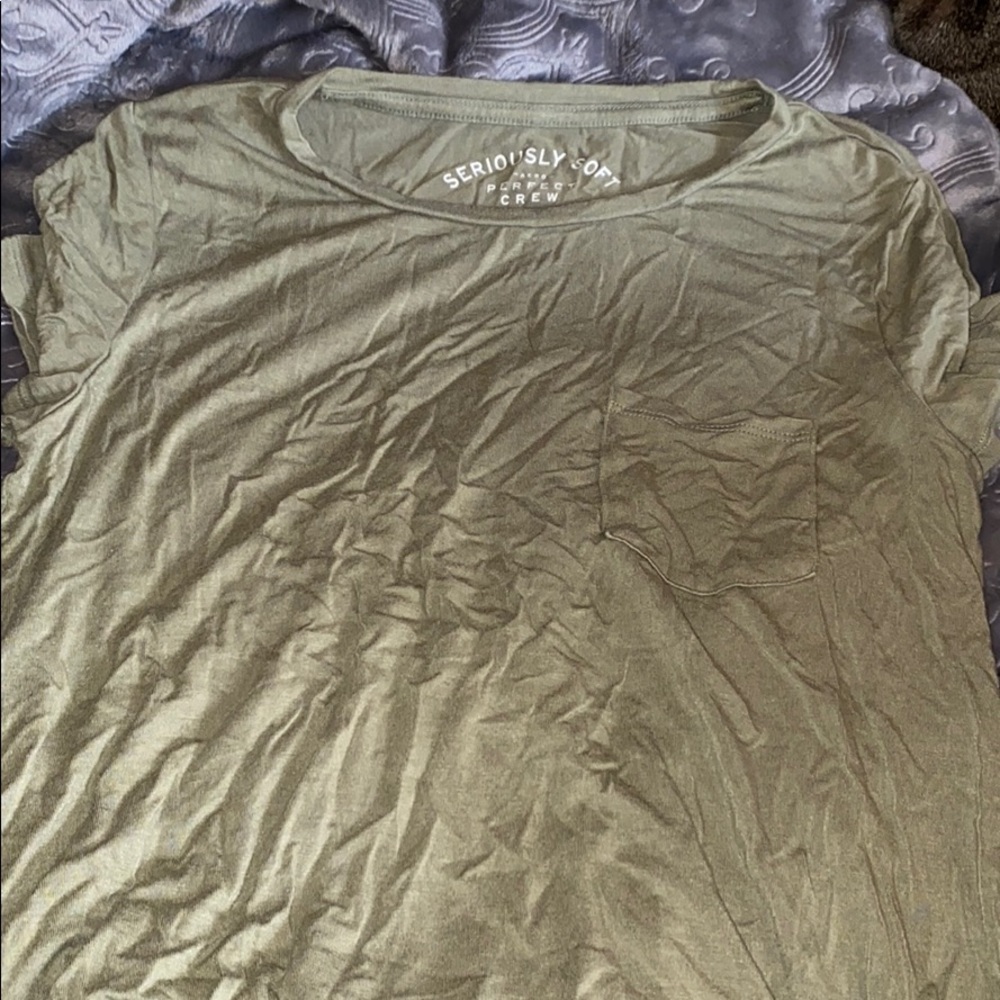 Soft green tee